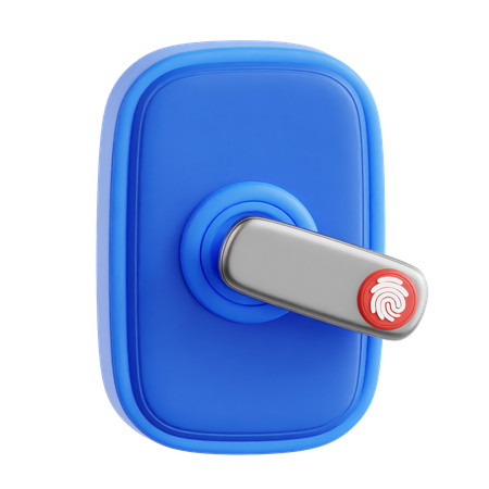 スマートドアロック  3D Icon