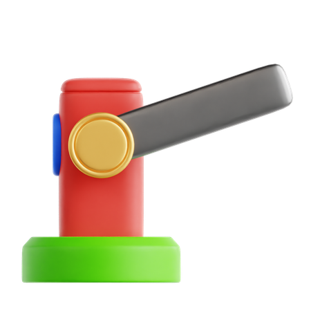 セキュリティゲート  3D Icon