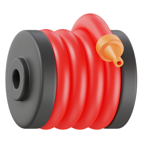 消防ホース  3D Icon