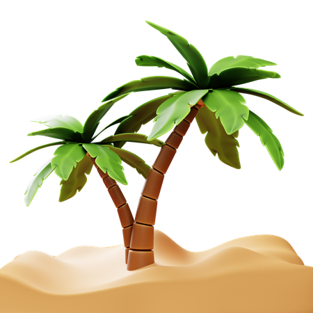 ヤシの木  3D Icon