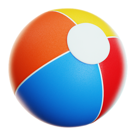 ビーチボール  3D Icon