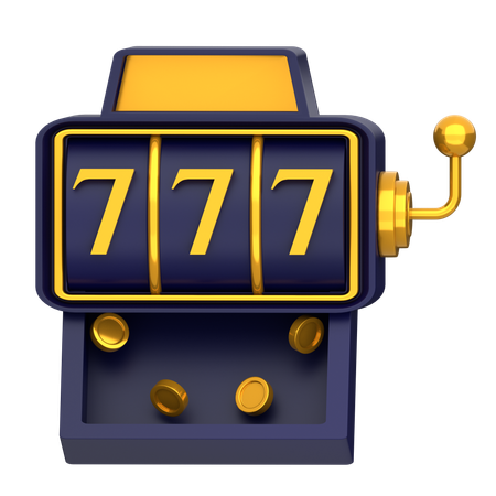 カジノスロットマシン  3D Icon