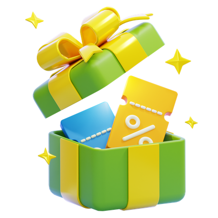 쿠폰  3D 아이콘