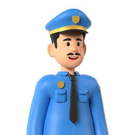 경찰  3D Icon