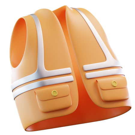 안전 조끼  3D Icon