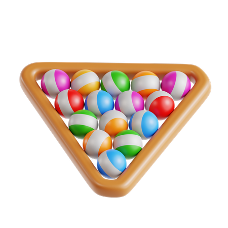 ビリヤードボール  3D Icon