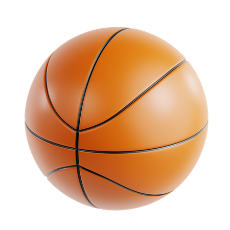バスケットボール  3D Icon