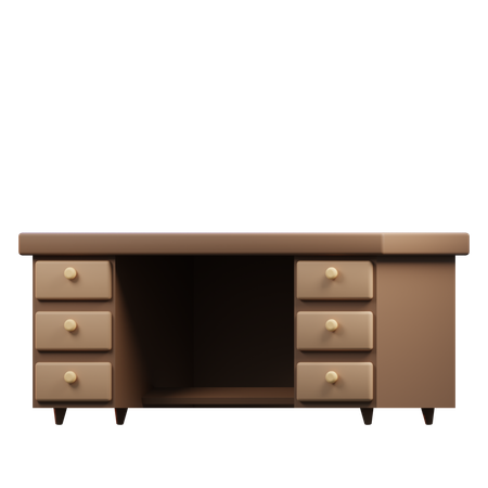 テーブル  3D Icon