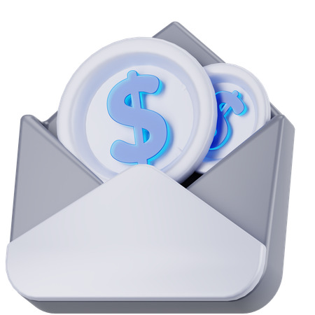 동전 봉투  3D Icon