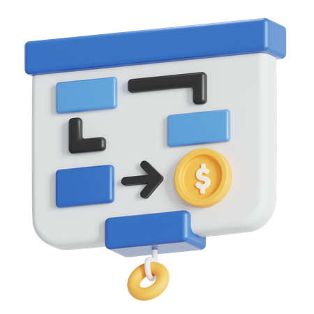 戦略プレゼンテーション  3D Icon