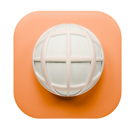 インターネット  3D Icon