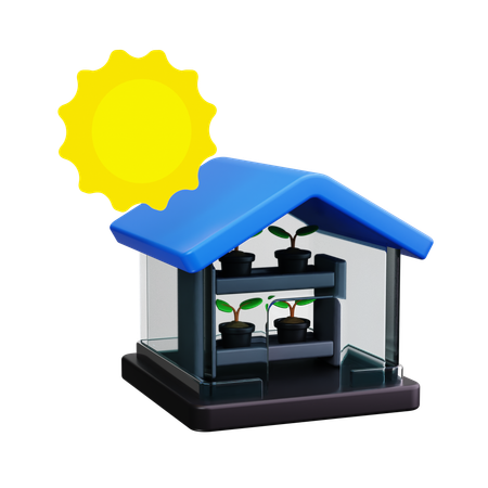 温室  3D Icon