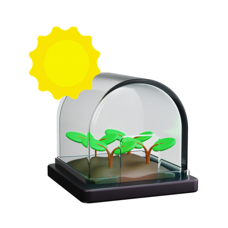 温室  3D Icon