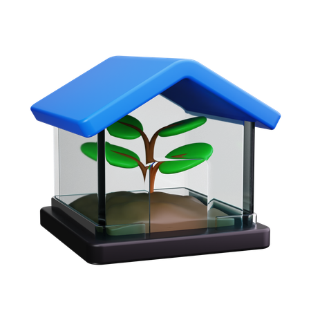温室  3D Icon