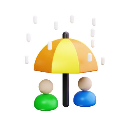 직원 보험  3D Icon