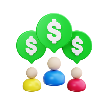 투자자  3D Icon