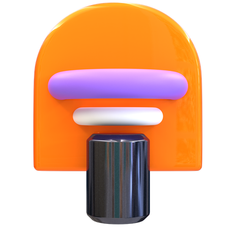 생동감 넘치는 추상 구성  3D Icon