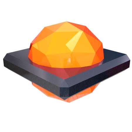 생생한 기하학적 추상화  3D Icon