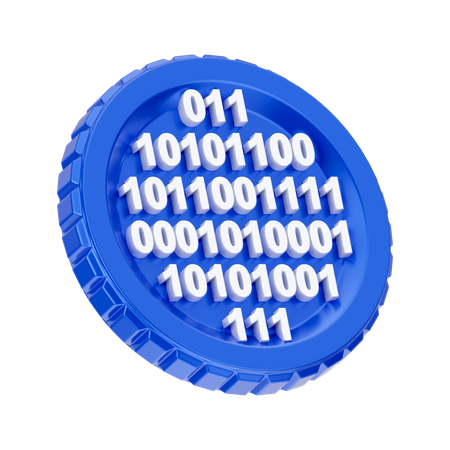 카르다노 바이너리  3D Icon