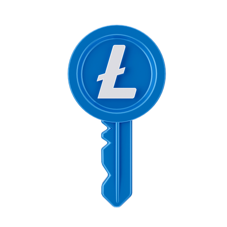 라인코인 키  3D Icon