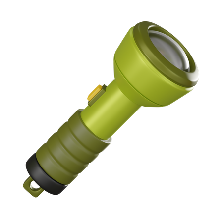 懐中電灯  3D Icon