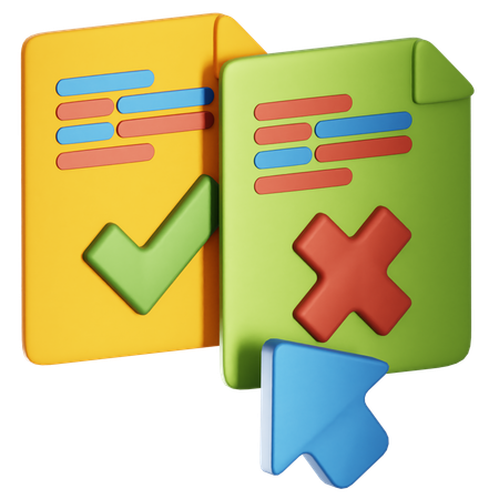 의사결정  3D Icon
