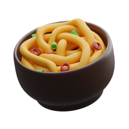麺類  3D Icon