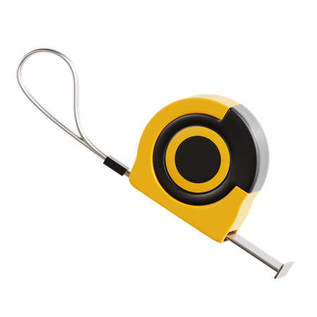巻き尺  3D Icon