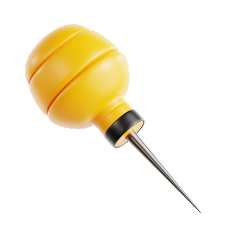 千枚通し  3D Icon