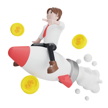 스타트업 사업  3D Icon