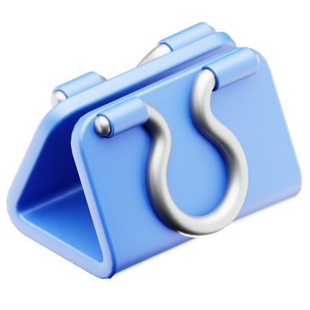 바인더 클립 3D Icon