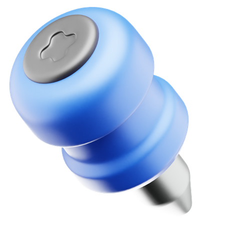 핀  3D Icon