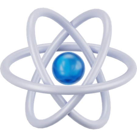 原子  3D Icon