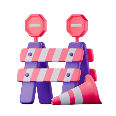 접근 차단  3D Icon