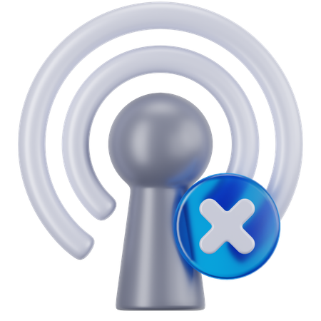 信号なし  3D Icon