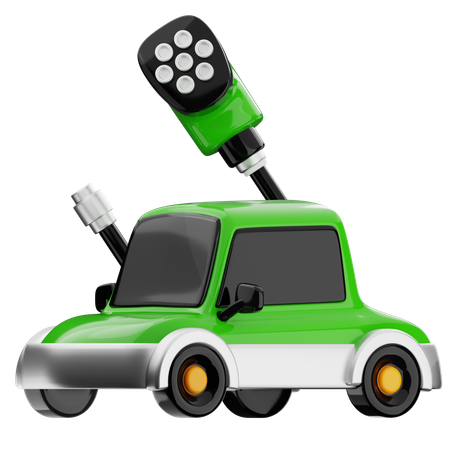 電気自動車  3D Icon