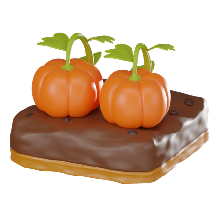 호박 농장  3D Icon