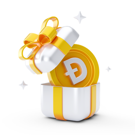 도지코인 선물  3D Icon