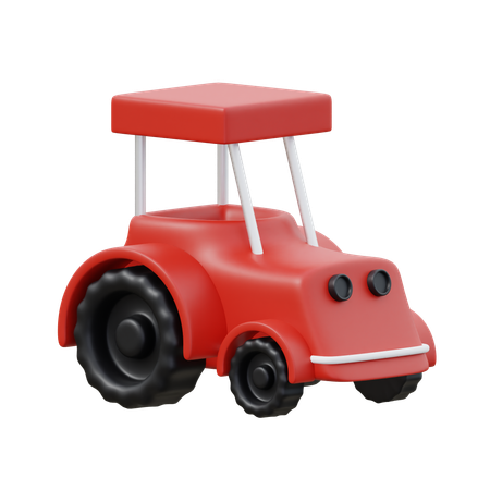 트랙터  3D Icon