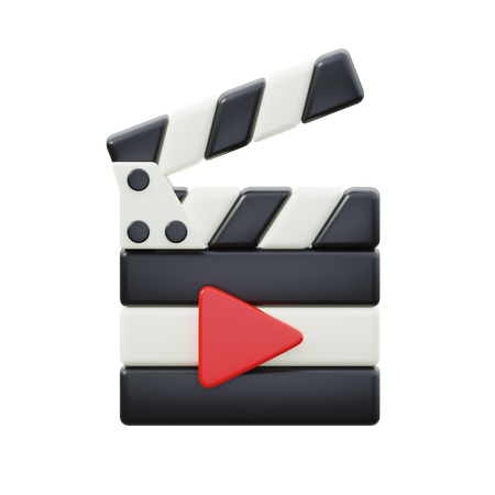 カチンコ  3D Icon