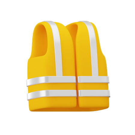 안전 조끼  3D Icon