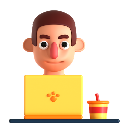 디지털 유목민  3D Icon