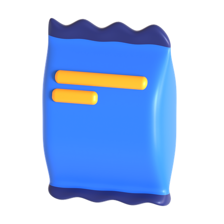 스낵 패킷  3D Icon
