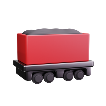 ワゴン  3D Icon