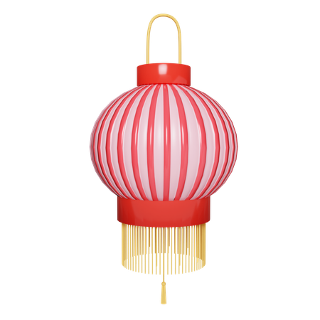 中国のランタン  3D Icon