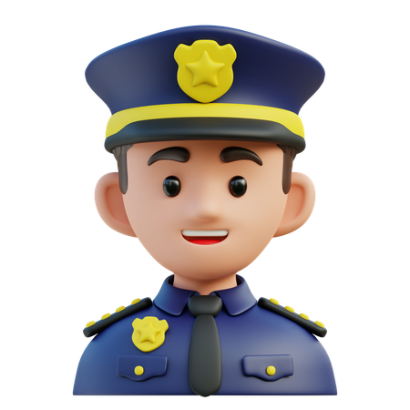 경찰  3D Icon