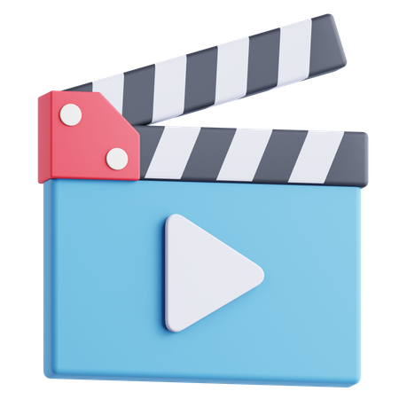 カチンコ  3D Icon