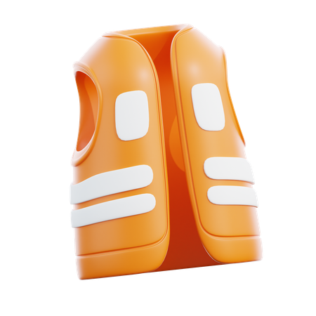 안전 조끼  3D Icon