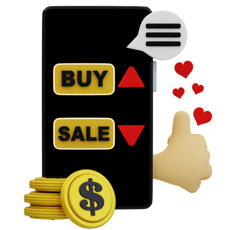 肯定的なフィードバックによる販売  3D Icon
