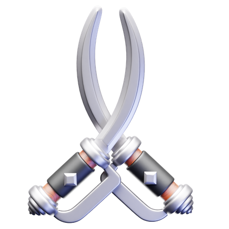 해적 검  3D Icon